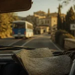 Avignon apt : bus et voiture vers le Luberon en route