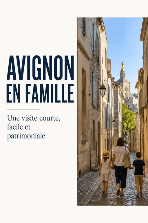 Vive les vacances en famille Avignon : balade dans le centre historique d’Avignon en famille