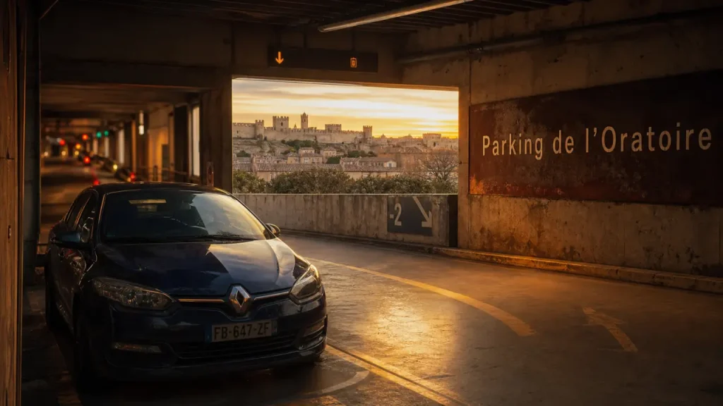 Parking de l oratoire à Avignon, se garer près du centre