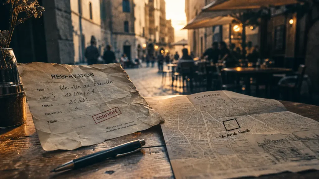 Un air de famille Avignon : réservation et plan, restaurant et spectacle