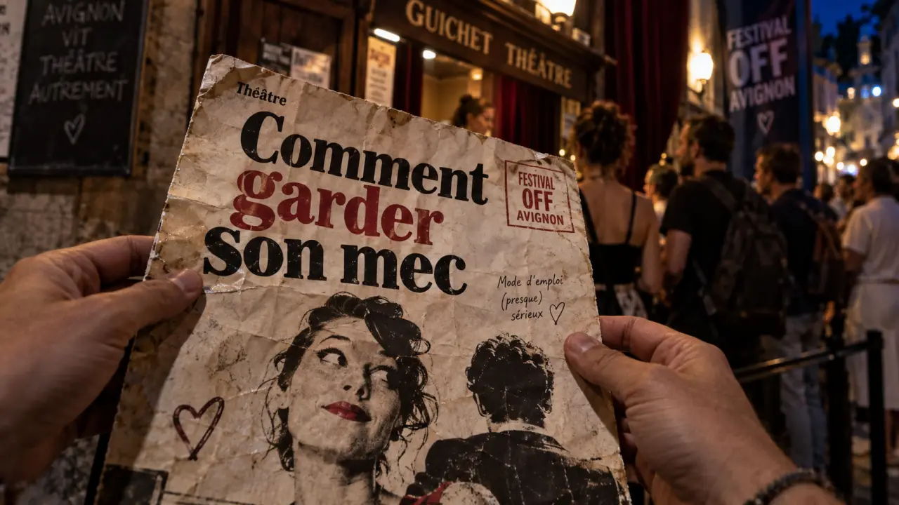 Alil Vardar festival avignon 2025 : affiche froissée Off Avignon