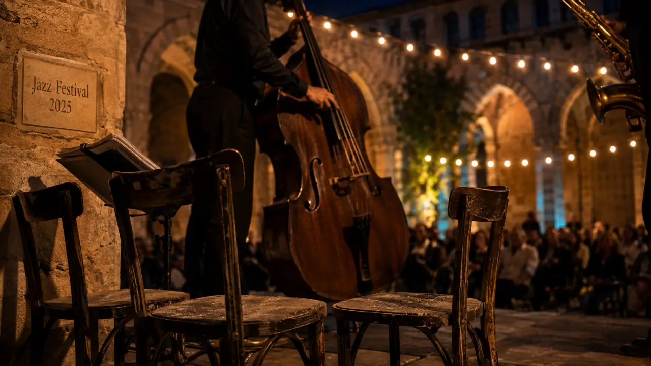 Avignon Jazz Festival 2025 au Cloître des Carmes, scène jazz