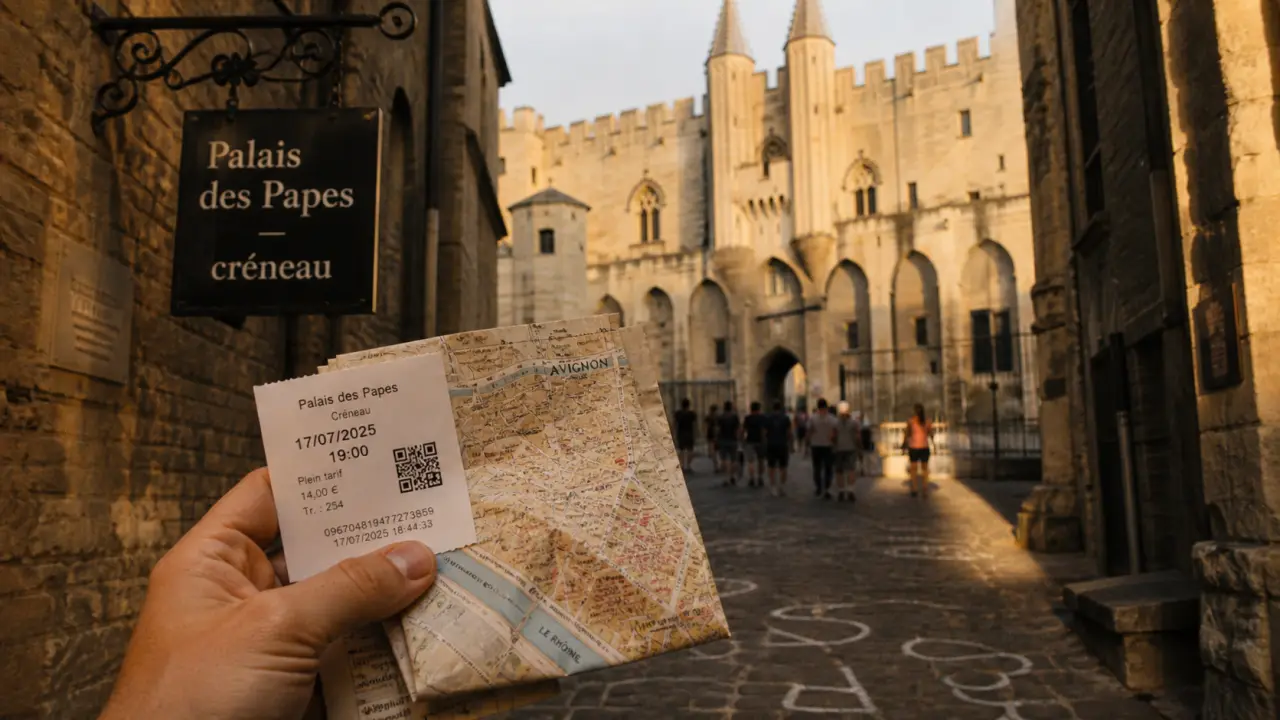 Billets palais des papes avignon : entrée, jardins et parking