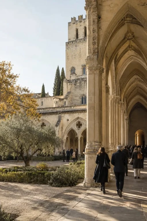 La Chartreuse pontificale pendant le Festival du Polar de Villeneuve-lez-Avignon