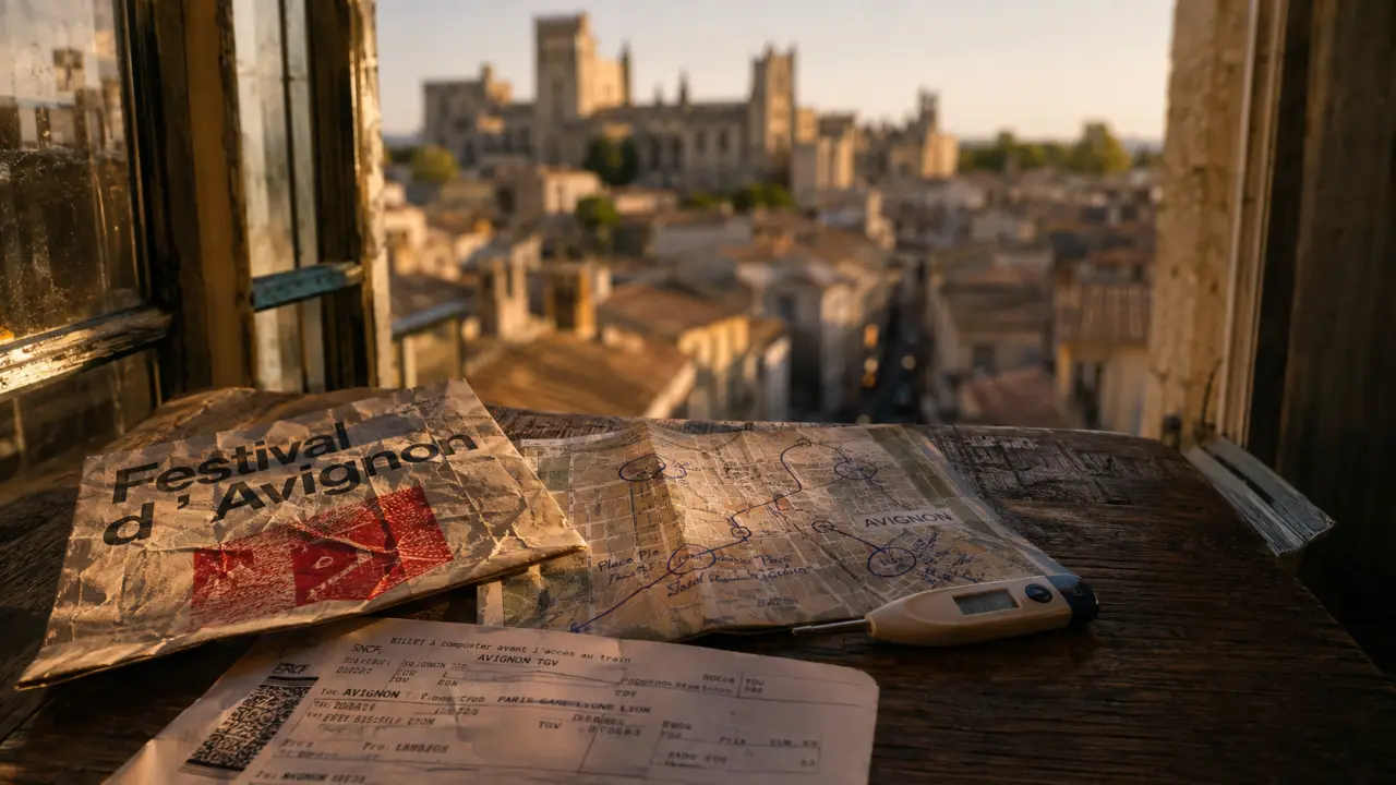Hébergement avignon festival : carte et brochure pour choisir où dormir à Avignon
