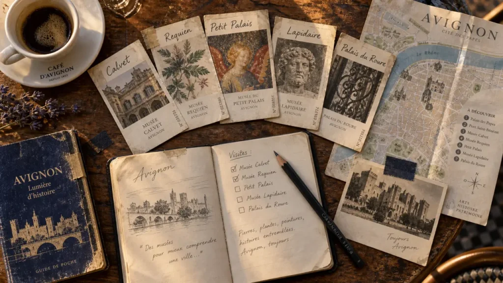 Cinq musées municipaux avignon gratuits : cartes muséales et carnet de visite