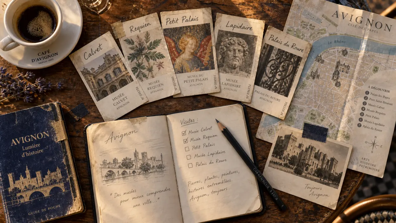 Cinq musées municipaux avignon gratuits : cartes muséales et carnet de visite