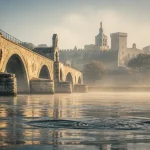 Pont d’Avignon : quatre arches sur le Rhône