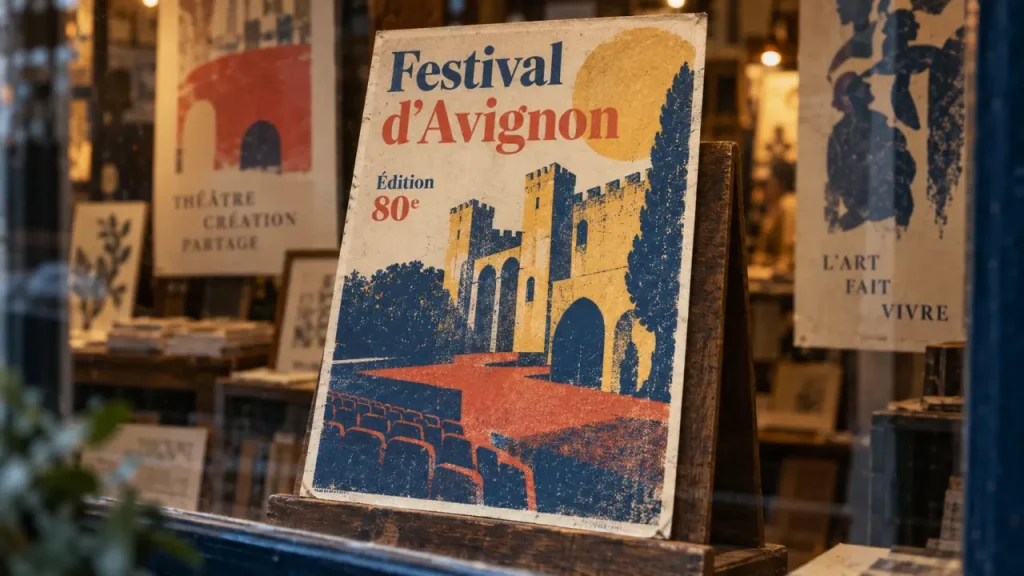 Affiche du Festival d’Avignon : officielle ou de spectacle, comment faire le bon choix ?