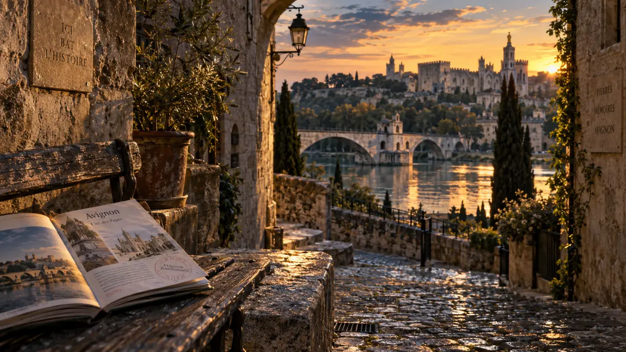 Visite patrimoine Avignon : Pont Saint-Bénezet et palais d’Avignon